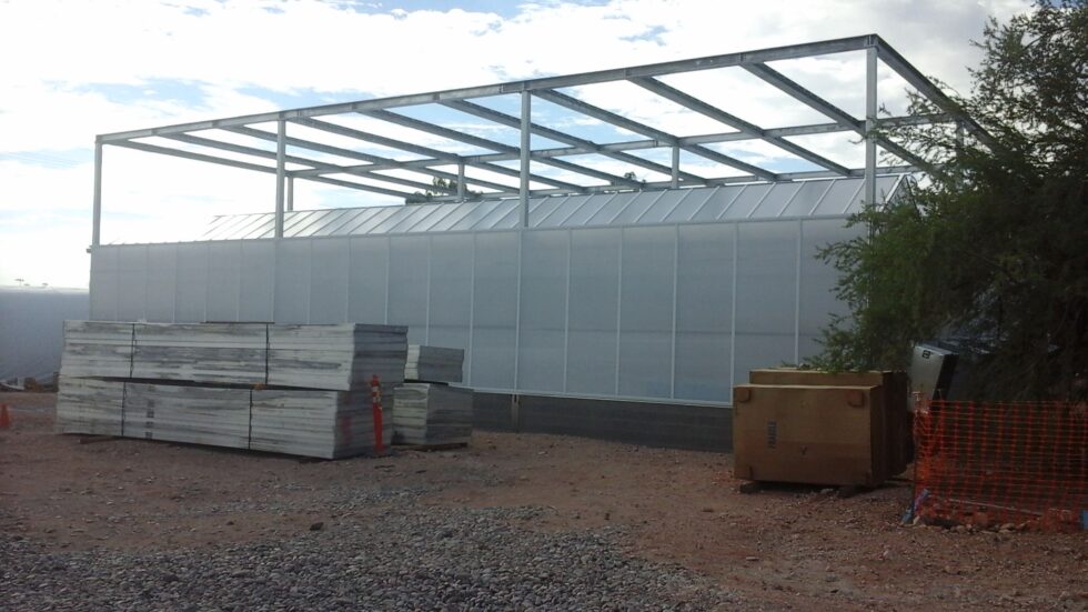 BG greenhouse exterior