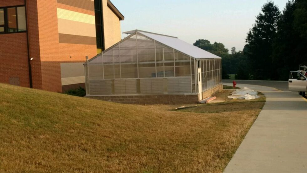 Dalton School District greenhouse exterior