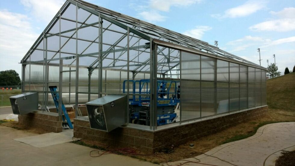 Dalton School District greenhouse exterior