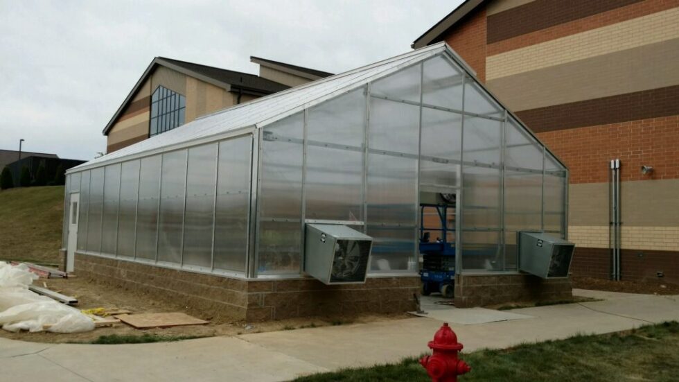 Dalton School District greenhouse exterior