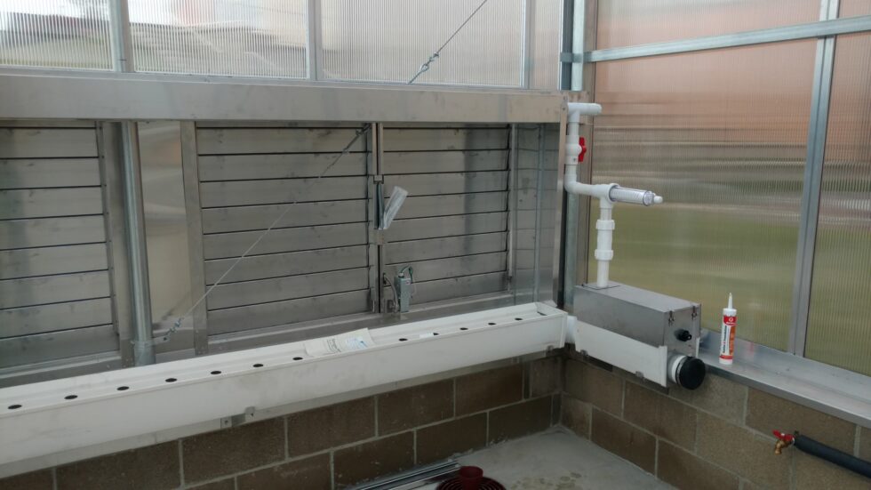 Dalton School District greenhouse interior