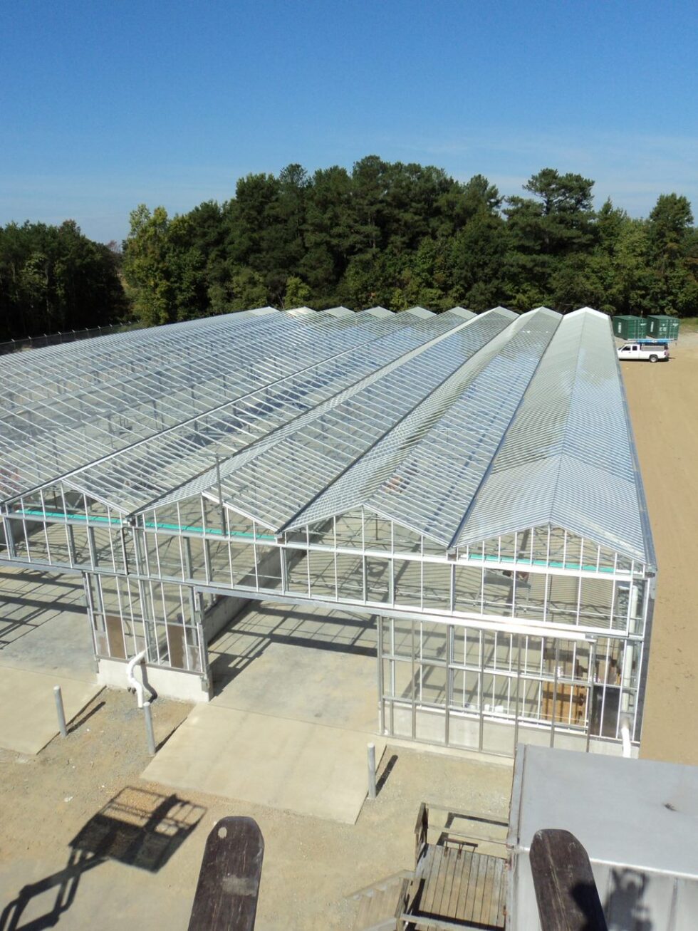 Delaware greenhouse exterior roof