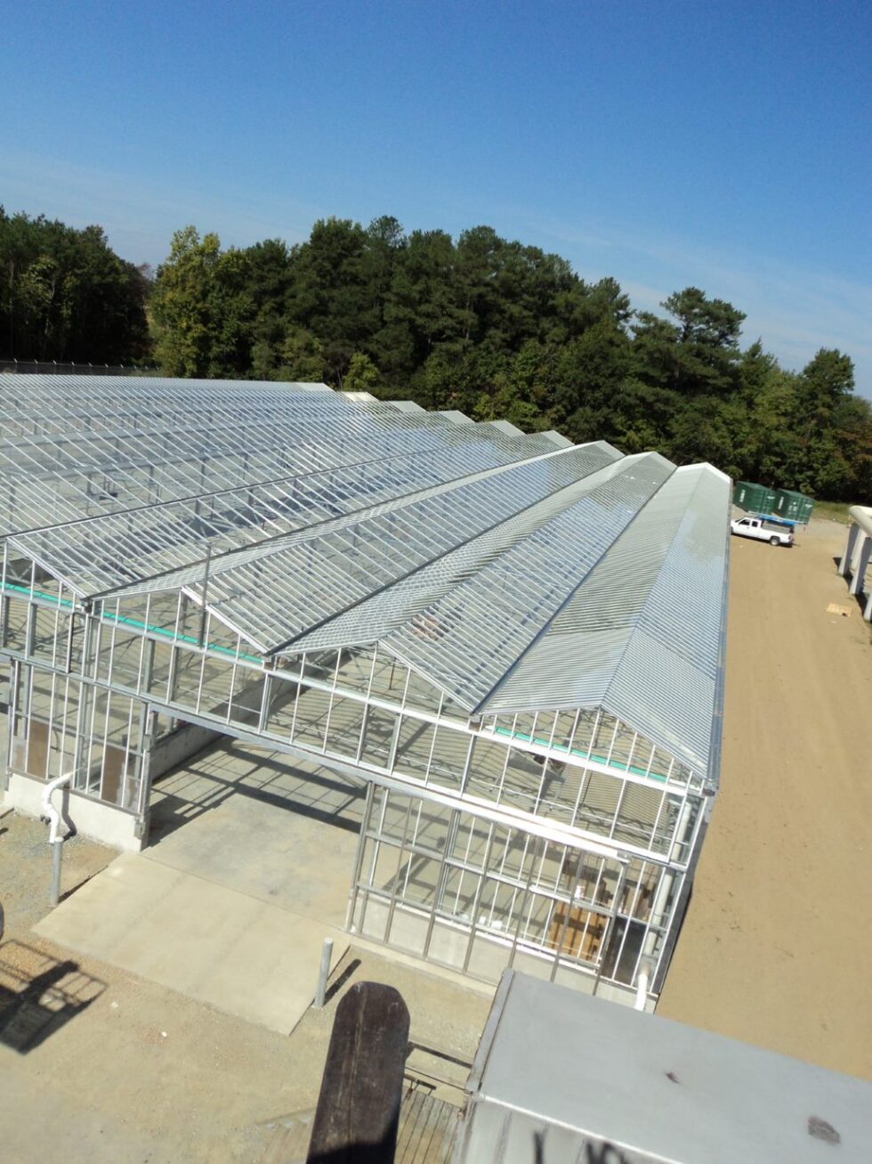 Delaware greenhouse exterior roof