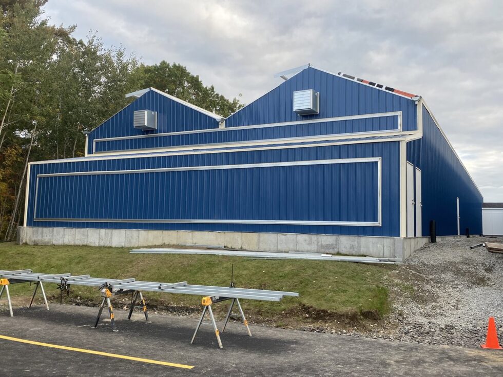 Fathom blue exterior construction