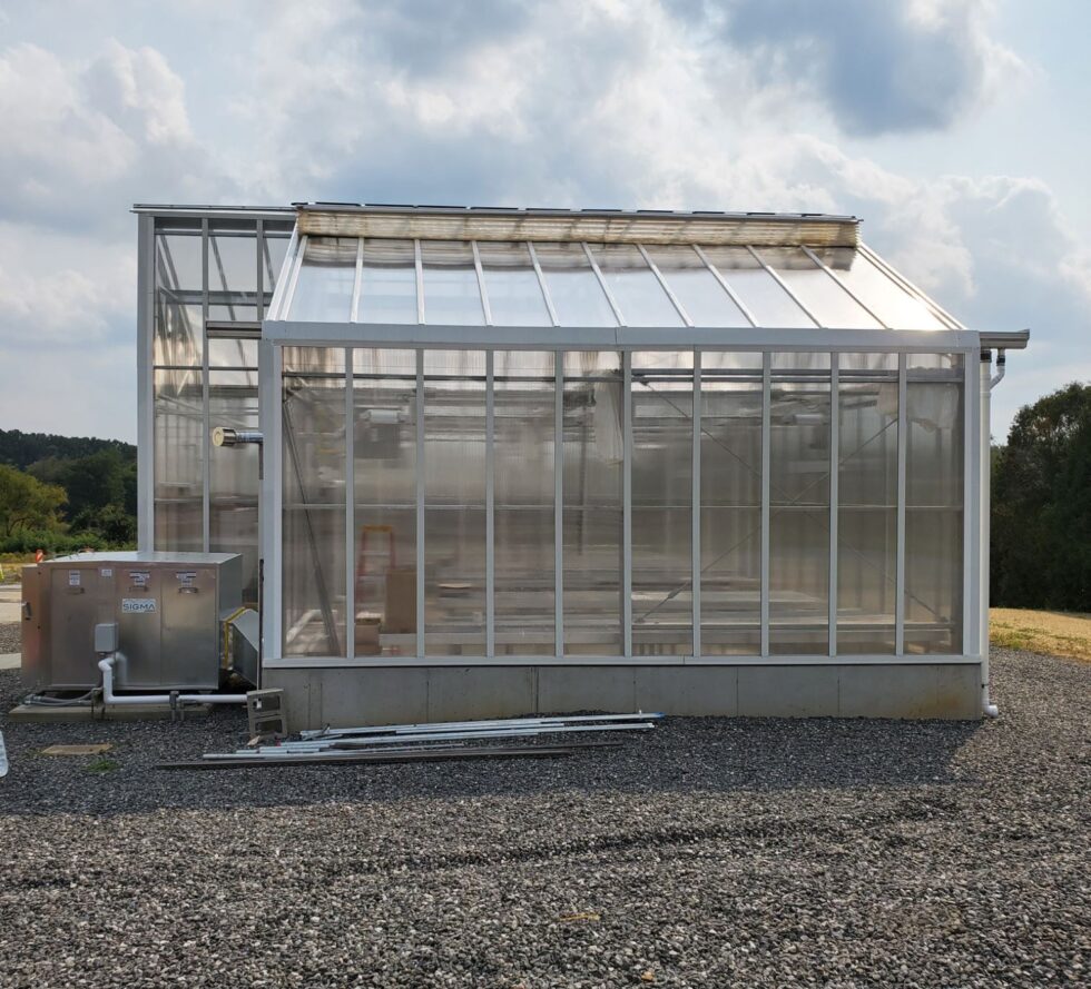 Longwood greenhouse exterior