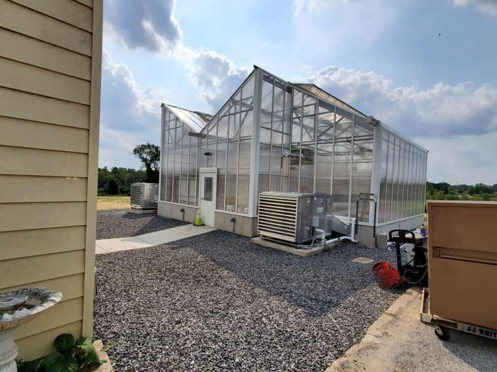 Longwood greenhouse exterior