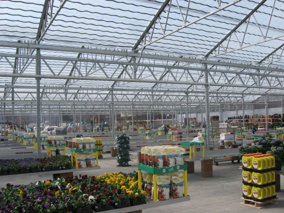 Petitti Mentor greenhouse interior