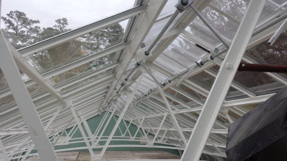 Reynolda Greenhouse roof