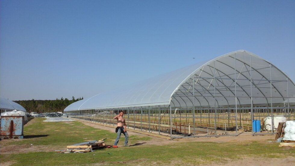 Valdosta Greenhouse exterior construction
