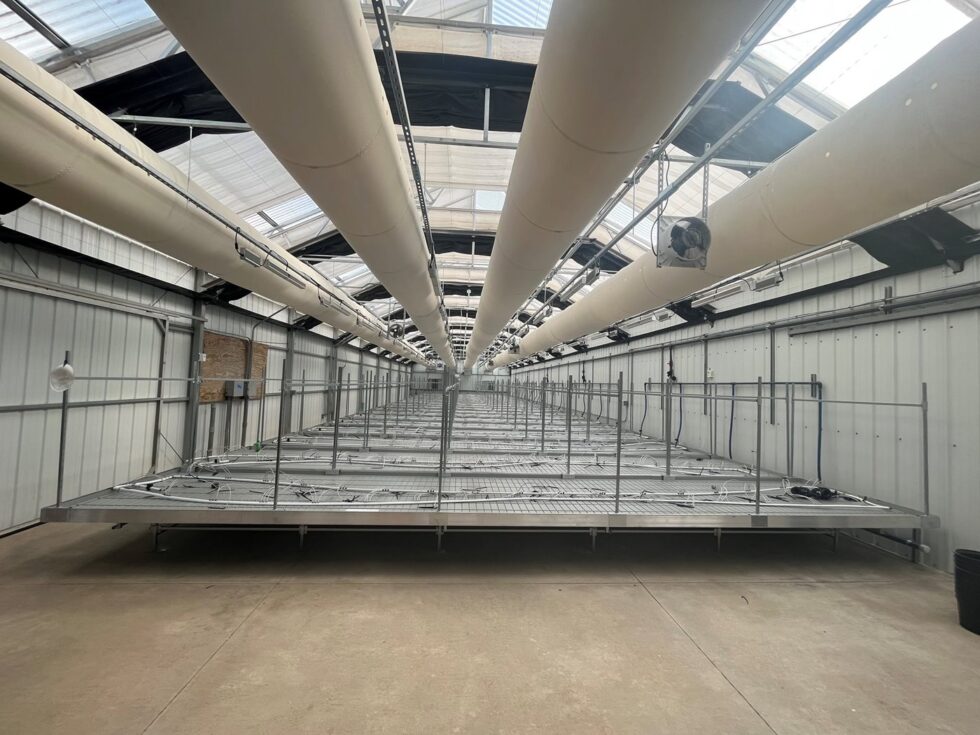 Alachua greenhouse interior