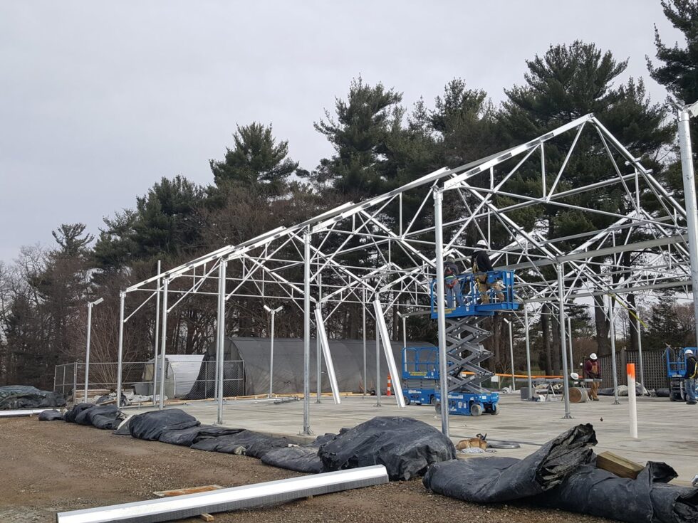 ati greenhouse construction exterior