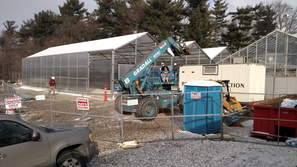 ati greenhouse construction exterior