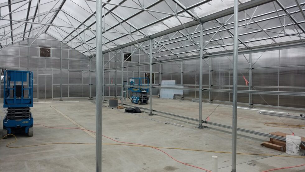 ati greenhouse construction interior