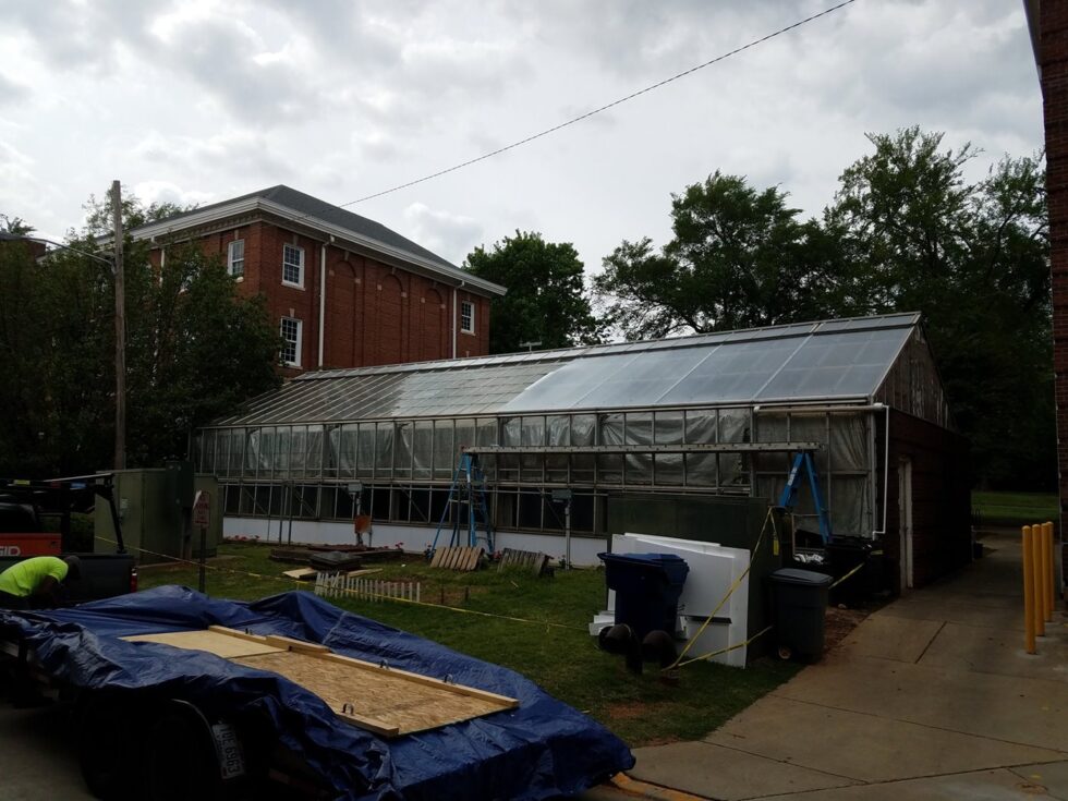 Morehouse greenhouse construction