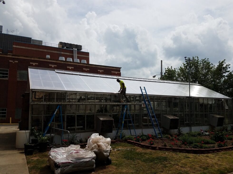 Morehouse greenhouse construction