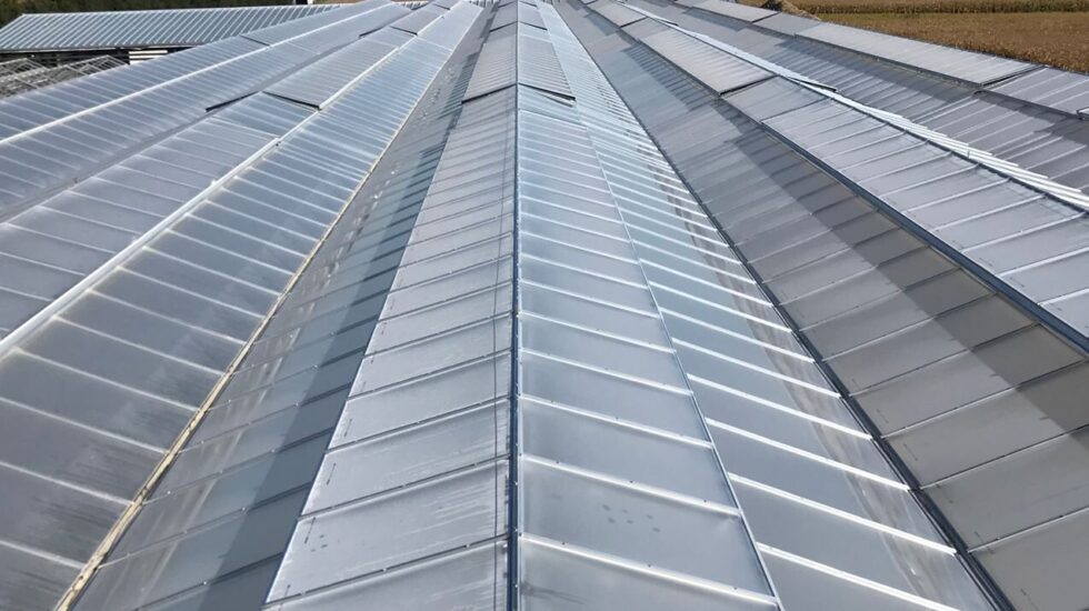 osu greenhouse construction roof