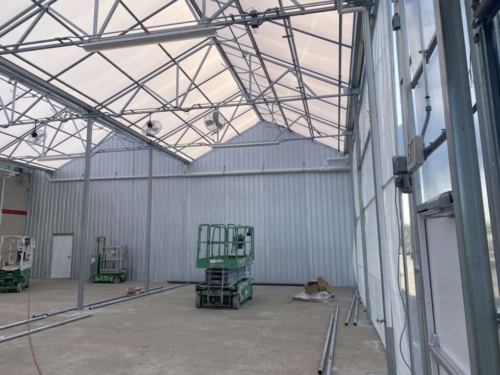 tractor greenhouse construction
