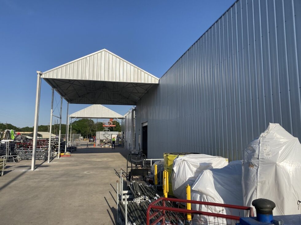 tractor greenhouse construction