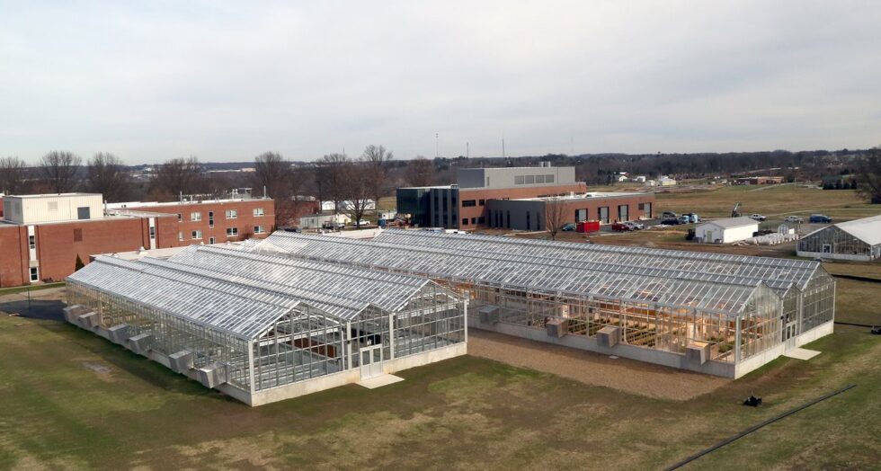 Williams greenhouse exterior construction